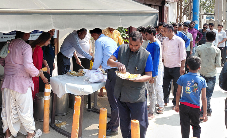Meal Distribution Drive by Intec
