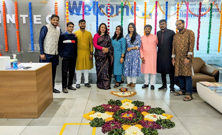 Intec Infra Diwali Puja 2023