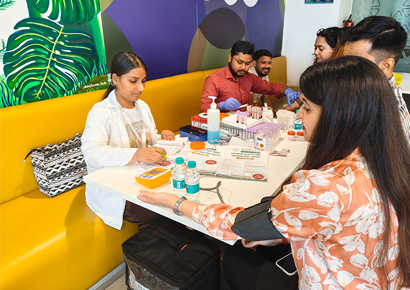 Health Check-Up Camp at Intec Infra