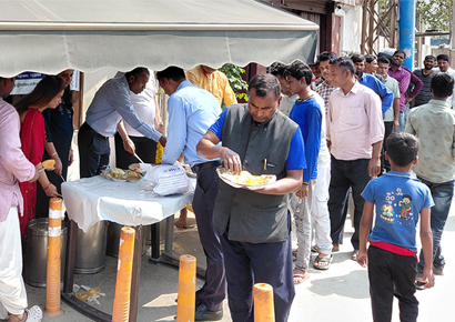 Meal Distribution Drive by Intec